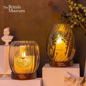 大英博物馆 盖亚安德森猫 东方梦境 香薰蜡烛罩 托台烛台摆件礼盒