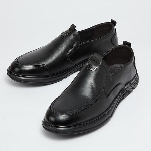 【一口价】【新款DSE】大依优型男鞋真皮牛皮鞋橡胶大底商务休闲大号大码皮鞋 商品图3