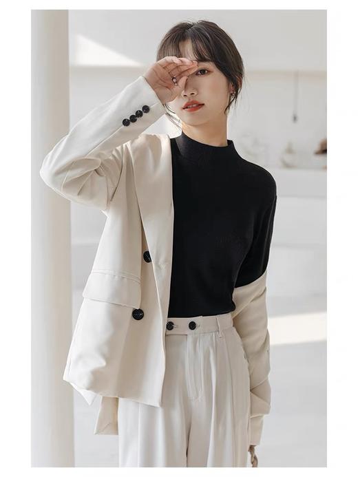 【GZ】无忧购秋冬必备柔软圆领中领基础款包芯纱百搭打底衫26064-23067（截单后3-5天发货) 商品图11