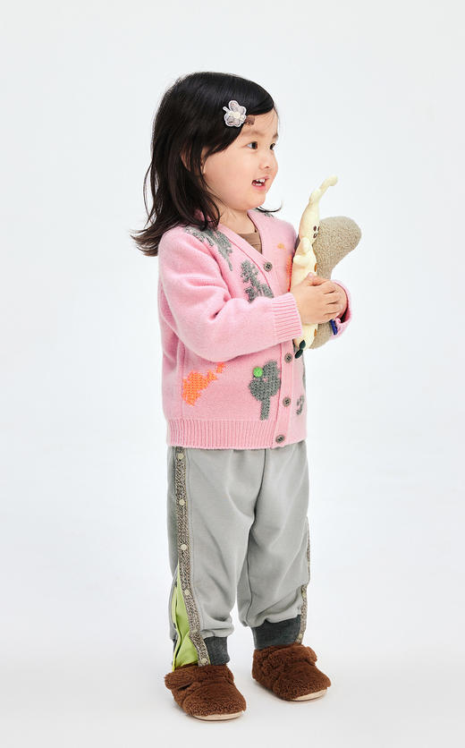 jnby  23年冬款 短款开襟毛衫 YN0310120 商品图3