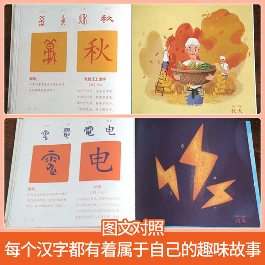 画给孩子的汉字书+【ZP】讲给孩子的汉字故事（套装共2册） 商品图3