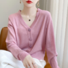 【秋季上新】羊毛针织开衫 简约大气针织开衫外套女V领 绵柔丝滑 贴身舒适 时尚百搭 商品缩略图4