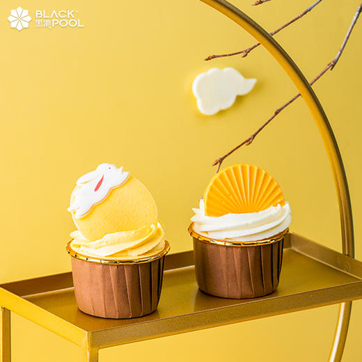（兑换专用）【中秋·逐月纸杯蛋糕】此时相望不相闻， 愿逐月华流照君 商品图6