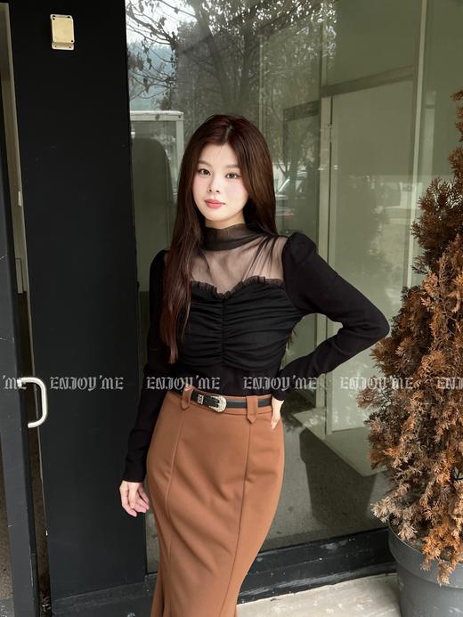 【门店同款】秋季浪漫主义-法式网纱名媛上衣 154576441 商品图6