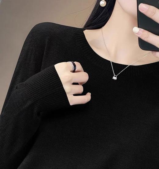 【GZ】无忧购秋冬必备柔软圆领中领基础款包芯纱百搭打底衫26064-23067（截单后3-5天发货) 商品图13