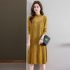 中年妈妈连衣裙，新款女早秋洋气减龄毛衣裙秋季长袖针织打底衫CC-33-62365 商品缩略图1