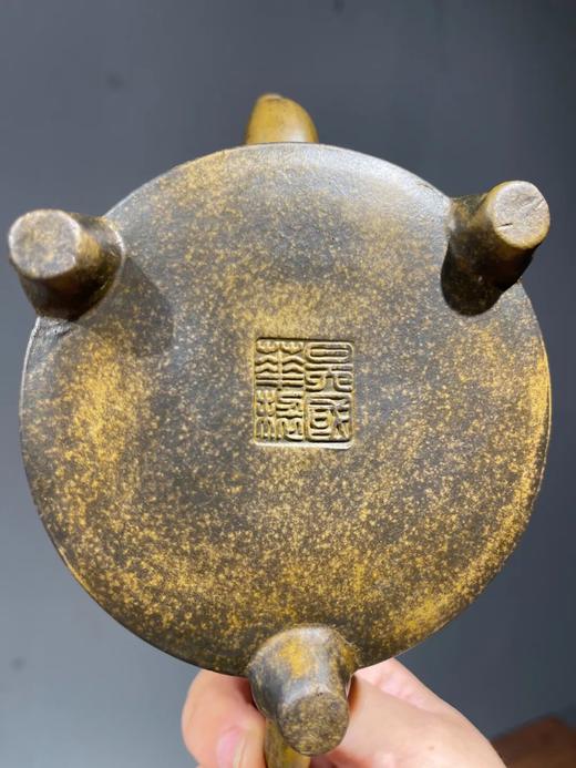 黄泥紫砂奁型握把壶，顺丰包邮 商品图2