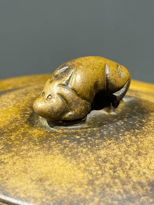 黄泥紫砂奁型握把壶，顺丰包邮 商品图14