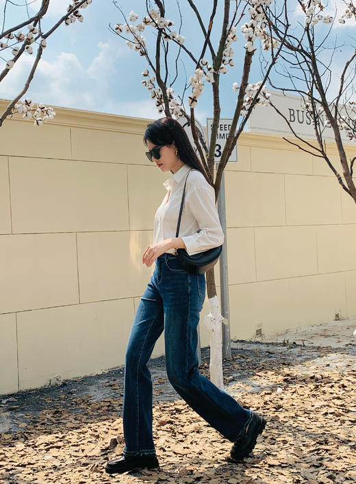 【百图lulu定制】【幸福牛仔裤】弹力面料 超软牛仔直筒裤 商品图6