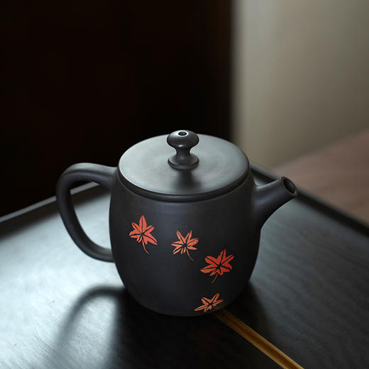 建水紫陶闲室壶 手工泡茶壶家用功夫茶具单壶 商品图6