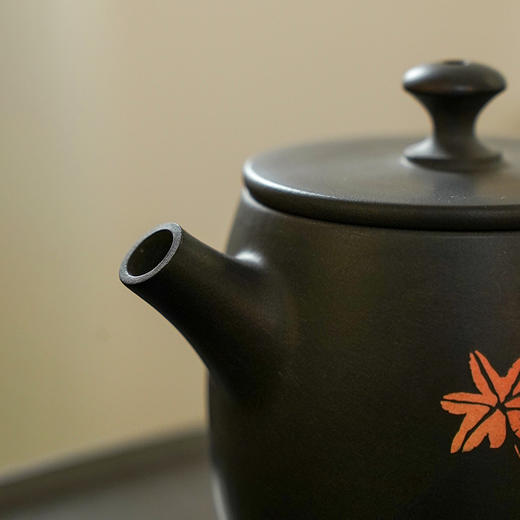 建水紫陶闲室壶 手工泡茶壶家用功夫茶具单壶 商品图9