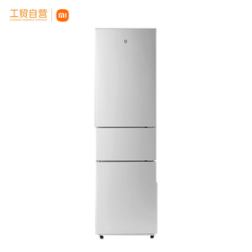 【小米热销】米家 小米出品 三门小型冰箱 三门三温 冷冻冷藏 租房宿舍家用电冰箱 BCD-215MDMJ05