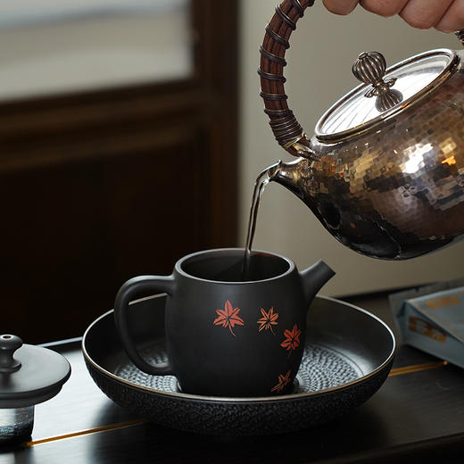 建水紫陶闲室壶 手工泡茶壶家用功夫茶具单壶 商品图12
