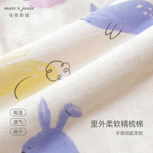 【杜邦棉】马克珍妮宝宝冬装新款 男女童无感印花保暖马甲231262 商品图4