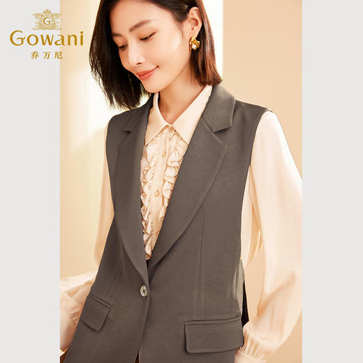 乔万尼秋季新品时尚百搭马甲ET3H696 商品图2