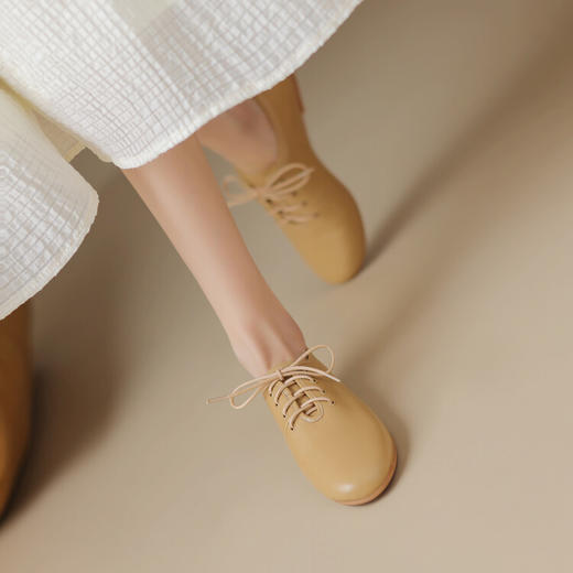 舒适百搭，平底牛津鞋柔软奶奶鞋小白鞋HB-Z303 商品图2