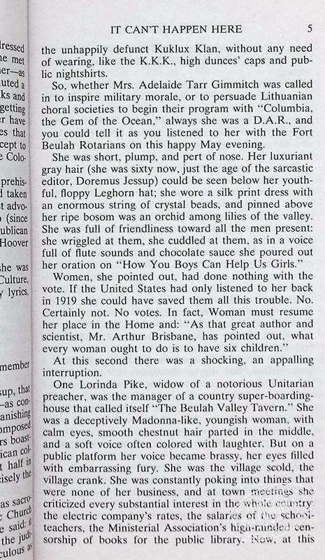 【中商原版】辛克莱·刘易斯：不会发生在这里英文原版 商品图5