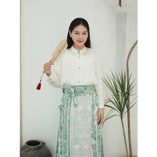 【抖音专属】马面裙（23806416B-苍筤） 商品图1