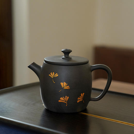 建水紫陶闲室壶 手工泡茶壶家用功夫茶具单壶 商品图4