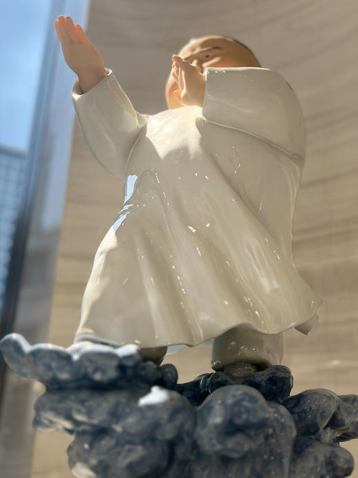 稀奇艺术玻璃钢雕塑瞿广慈《一代宗师》设计师版 商品图1