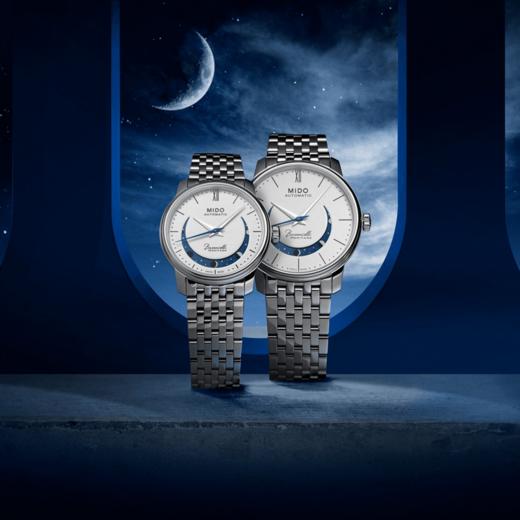 美度 MIDO 贝伦赛丽典藏系列微笑款月相腕表 M027.207.11.010.01 商品图4