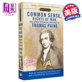 【中商原版】Common Sense 英文原版书籍 美国独立宣言 英文原版 经典文学 文学小说