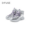 DFuse迪芙斯2022冬季新款牛皮厚底增高老爹鞋运动鞋女DF24118540 商品缩略图5
