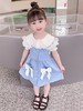 【牛仔面料制作，既舒适又耐用！】女童牛仔背带裙子洋气春秋季公主女宝宝时髦春装连衣裙套装韩版潮sh 商品缩略图2
