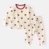 【柔软亲肤，锁温保暖！】宝宝家居服套装儿童秋装睡衣女童上衣裤子衣服两件套婴儿秋衣秋裤无论是日常居家还是睡眠时都能让宝宝感受到舒适与安心 商品缩略图1