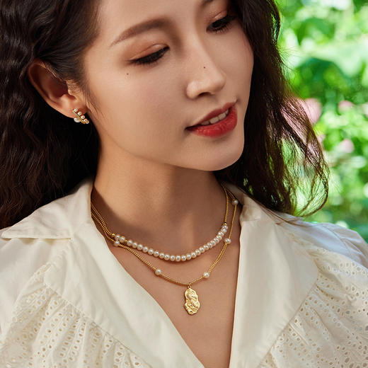 Manreya玛芮雅“晨曦”淡水珍珠双层项链 商品图5