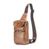牛船长皮具男头层牛皮胸包真皮单肩斜挎时尚潮流胸前迷你小号男包 商品缩略图4