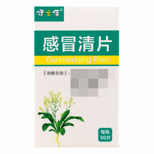 健之佳,感冒清片  广东南国   0.22g*90片/瓶 商品图2