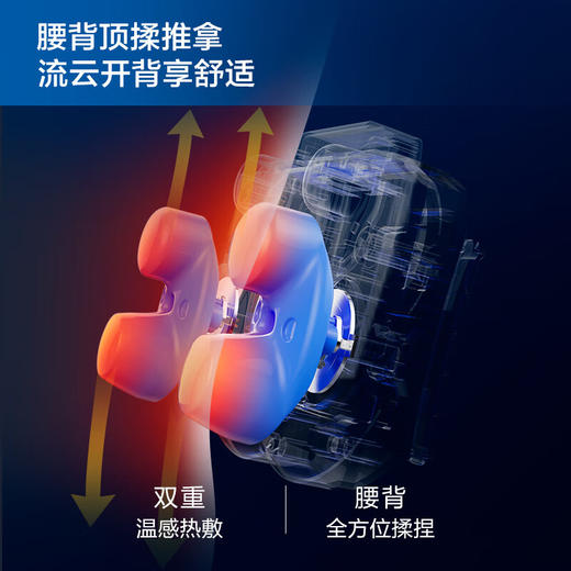 海尔（haier）颈椎按摩器肩颈腰背臀部按摩仪全身按摩躺垫揉捏多功能家用按摩靠垫中秋节生日礼物送父母男女友 送老公老婆爸爸妈妈长辈男女士朋友HQY-D211H 商品图4