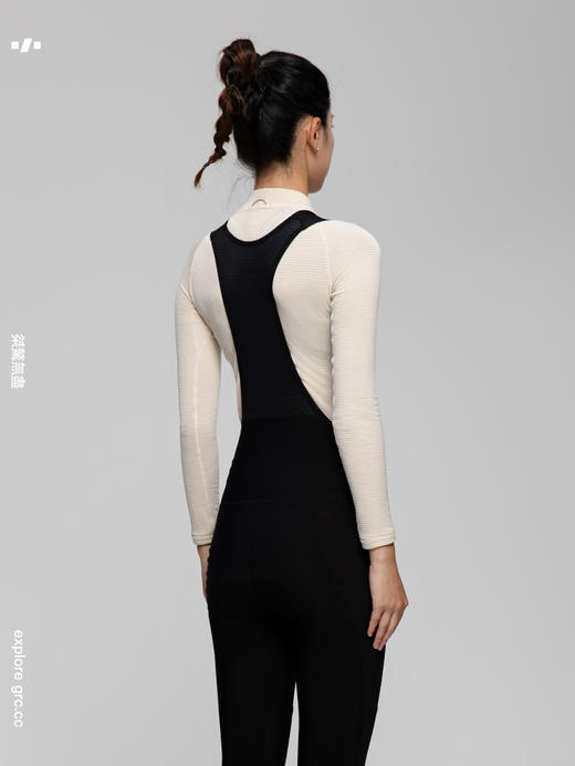 GRC桀骜无尽秋冬新款TECH三层防风抓绒保暖背带自行车骑行长裤女 商品图1