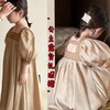 裁缝学苑TS11露背泡泡袖连衣裙纸样儿童方领公主裙长裙子衣服样板 商品缩略图4
