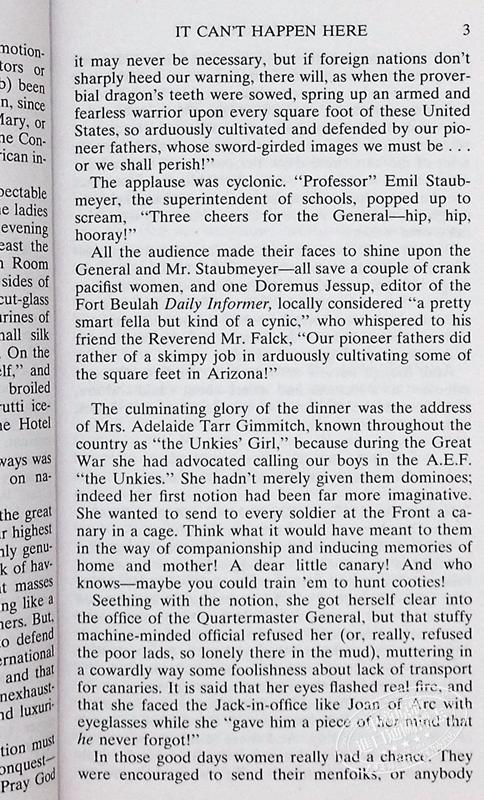 【中商原版】辛克莱·刘易斯：不会发生在这里英文原版 商品图4