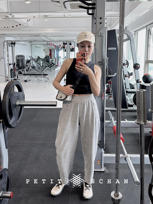 PETIT SCHAN小闪 CLO#243 release pants 放风 肌理感面料锥形运动休闲裤萝卜裤 商品图2