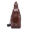 牛船长皮具男真皮单肩斜挎头层牛皮休闲运动时尚韩版潮流胸前男包 商品缩略图4
