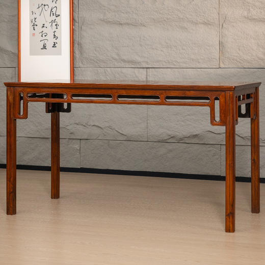 二十世纪 红木攒接牙子画桌 商品图4