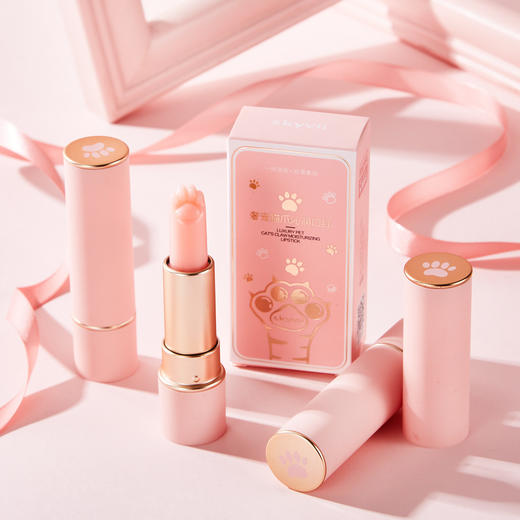 抖音热卖款【奢华宠猫爪沁润口红】秋冬保湿滋润防干  猫爪变色膏  唇部护理 商品图0