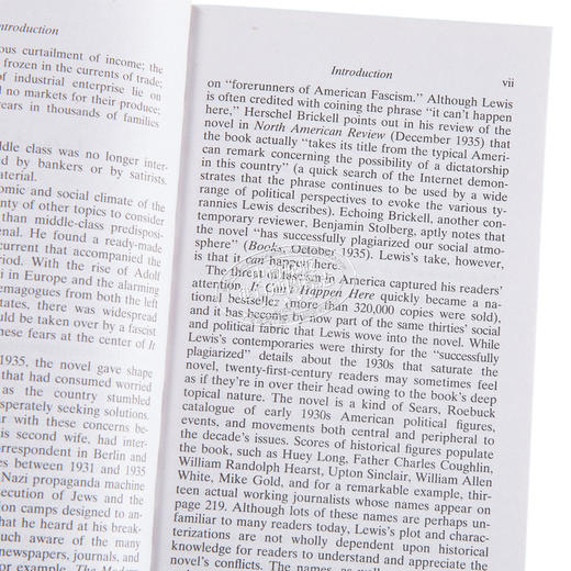 【中商原版】辛克莱·刘易斯：不会发生在这里英文原版 商品图2