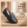 信诺2023春秋鞋女真皮中老年妈妈鞋圆头套脚老人鞋软底平底单鞋23Q2309-3 商品缩略图0