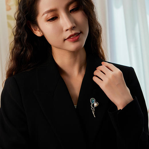 【春节不停运】Manreya玛芮雅“邂逅莫奈”淡水珍珠胸针轻奢大气高级感法式 商品图1