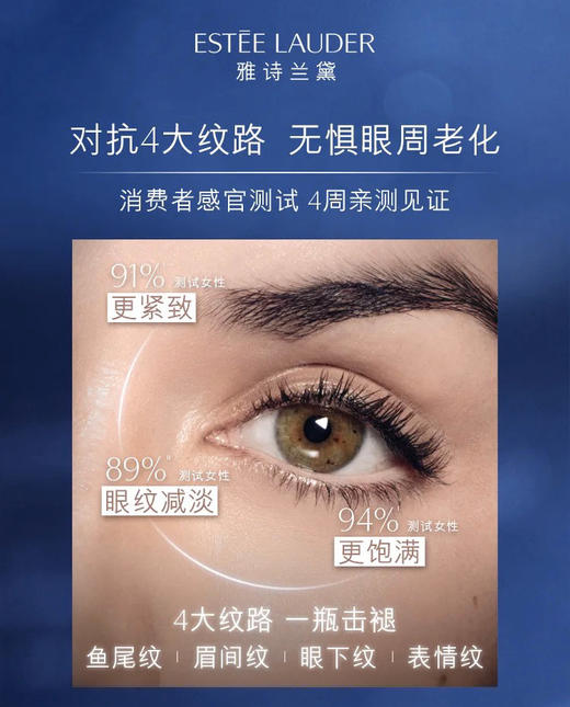 雅诗兰黛明星小棕瓶系列-液体眼绷带精华二合一眼霜 商品图5