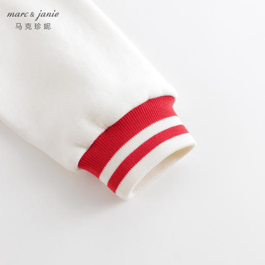 马克珍妮秋冬新款男女童国潮小龙人polo领运动卫衣儿童上衣232077 商品图4