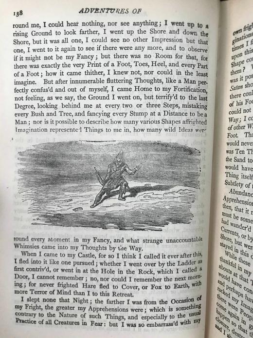 1899年 鲁宾逊漂流记 约20幅插图 漆布精装32开 商品图11