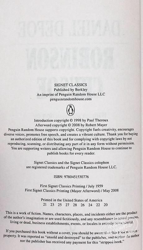 【中商原版】[英文原版]Robinson Crusoe鲁滨逊漂流记 外国世界经典名著小说书 商品图3