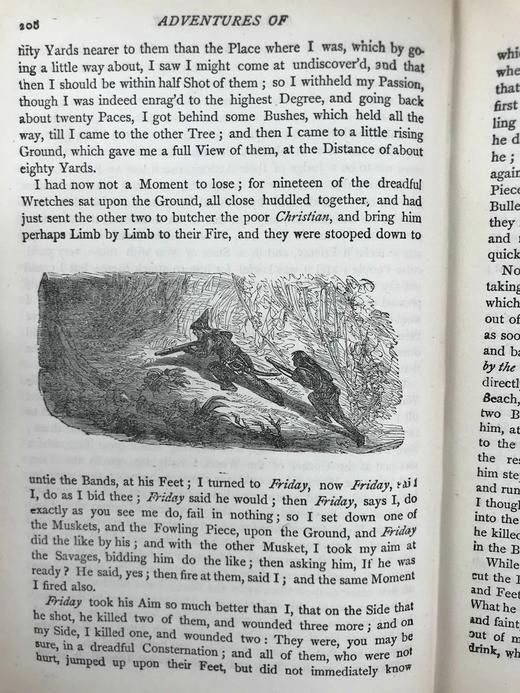 1899年 鲁宾逊漂流记 约20幅插图 漆布精装32开 商品图6