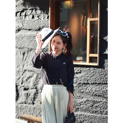 【线上专属】大摆阔腿裤（23709254-骨缥P274） 商品图4