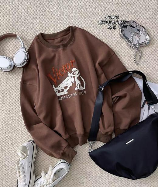 33BAR090996#趣味卡通小狗T 商品图0